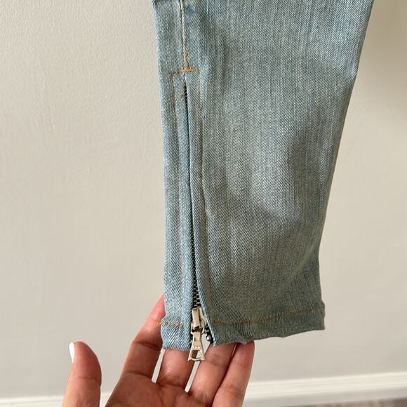 Oro Los Angeles Mecanico Denim Skinny Jeans 28 x 32 - Picture 3 of 7